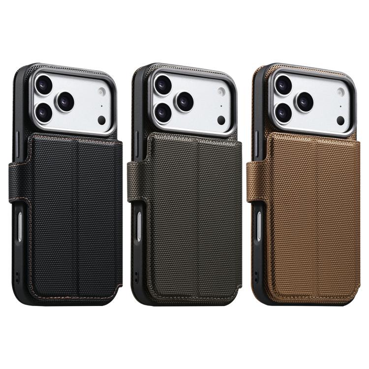 Custodia per telefono Suteni Q09 con portafoglio magnetico staccabile 2 in 1 in pelle vegana con texture triangolare., For iPhone 17 Pro Max, For iPhone 17 Pro, For iPhone 17, For iPhone 16 Pro Max, For iPhone 16 Pro, For iPhone 16, For iPhone 15 Pro M...