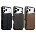 Custodia per telefono Suteni Q09 con portafoglio magnetico staccabile 2 in 1 in pelle vegana con texture triangolare., For iPhone 15, For iPhone 14 Pro, For iPhone 14 Pro Max, For iPhone 14 / 13