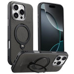 Custodia per telefono Suteni G7 con supporto magnetico a rotazione a 360° e retro in similpelle vegana con texture triangolare., For iPhone 17 Pro Max, For iPhone 17 Pro, For iPhone 17, For iPhone 16 Pro Max, For iPhone 16 Pro, For iPhone 16           ...