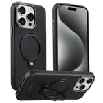 Custodia per telefono Suteni G7 con supporto magnetico a rotazione a 360° e retro in similpelle vegana con texture triangolare., For iPhone 17 Pro Max, For iPhone 17 Pro, For iPhone 17, For iPhone 16 Pro Max, For iPhone 16 Pro, For iPhone 16           ...