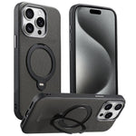 Custodia per telefono Suteni G7 con supporto magnetico a rotazione a 360° e retro in similpelle vegana con texture triangolare., For iPhone 17 Pro Max, For iPhone 17 Pro, For iPhone 17, For iPhone 16 Pro Max, For iPhone 16 Pro, For iPhone 16           ...