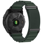 Cinturino per orologio in nylon a due sezioni con fibbia a C, ideale per alta montagna., For Gamin 26mm