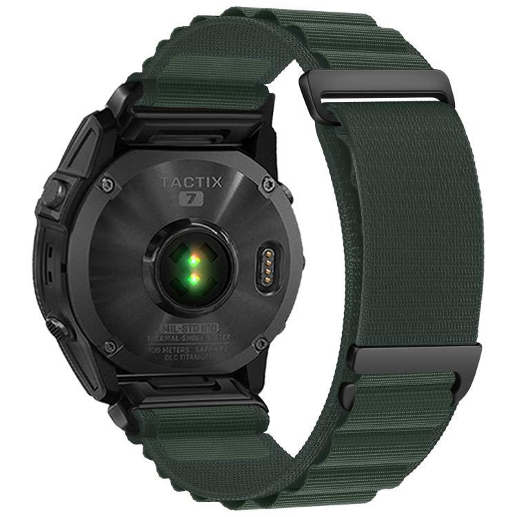 Cinturino per orologio in nylon a due sezioni con fibbia a C, ideale per alta montagna., For Gamin 26mm