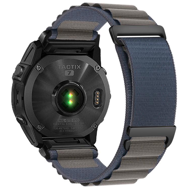 Cinturino per orologio in nylon a due sezioni con fibbia a C, ideale per alta montagna., For Gamin 26mm