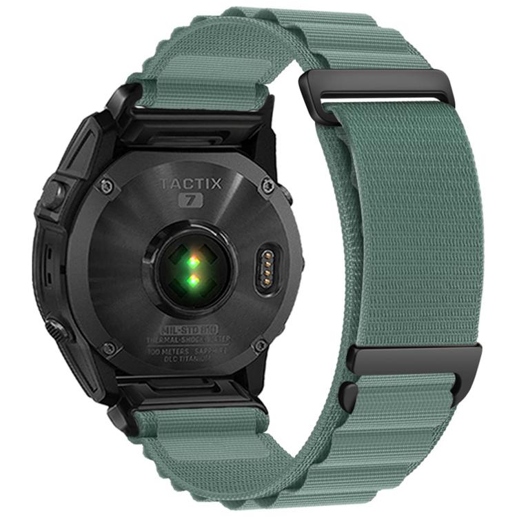 Cinturino per orologio in nylon a due sezioni con fibbia a C, ideale per alta montagna., For Gamin 26mm