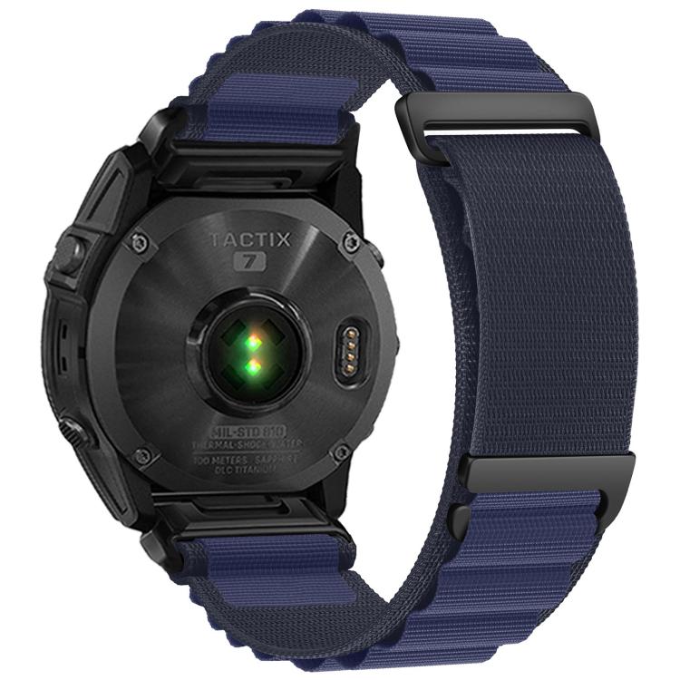 Cinturino per orologio in nylon a due sezioni con fibbia a C, ideale per alta montagna., For Gamin 26mm