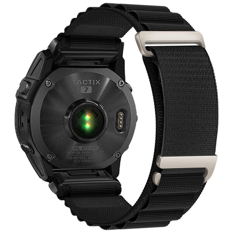 Cinturino per orologio in nylon a due sezioni con fibbia a C, ideale per alta montagna., For Gamin 26mm