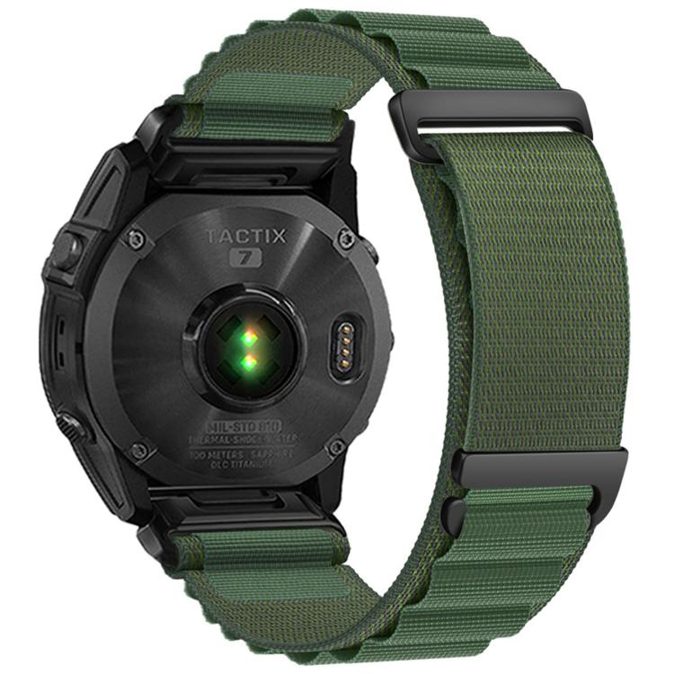 Cinturino per orologio in nylon a due sezioni con fibbia a C, ideale per alta montagna., For Gamin 26mm