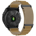 Cinturino per orologio in nylon a due sezioni con fibbia a C, ideale per alta montagna., For Gamin 26mm