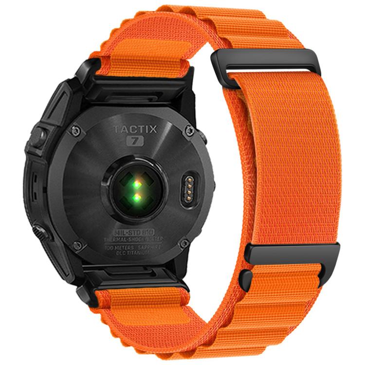 Cinturino per orologio in nylon a due sezioni con fibbia a C, ideale per alta montagna., For Gamin 22mm