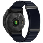 Cinturino per orologio in nylon a due sezioni con fibbia a C, ideale per alta montagna., For Gamin 22mm