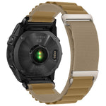 Cinturino per orologio in nylon a due sezioni con fibbia a C, ideale per alta montagna., For Gamin 22mm