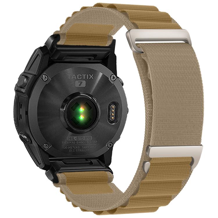 Cinturino per orologio in nylon a due sezioni con fibbia a C, ideale per alta montagna., For Gamin 22mm