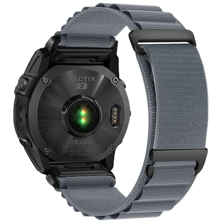 Cinturino per orologio in nylon a due sezioni con fibbia a C, ideale per alta montagna., For Gamin 22mm