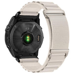 Cinturino per orologio in nylon a due sezioni con fibbia a C, ideale per alta montagna., For Gamin 22mm