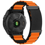 Cinturino per orologio in nylon a due sezioni con fibbia a C, ideale per alta montagna., For Gamin 20mm