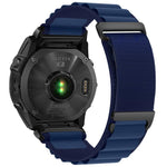 Cinturino per orologio in nylon a due sezioni con fibbia a C, ideale per alta montagna., For Gamin 20mm