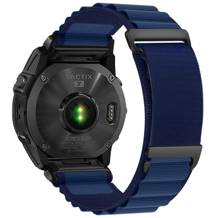 Cinturino per orologio in nylon a due sezioni con fibbia a C, ideale per alta montagna., For Gamin 20mm