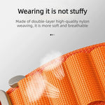 Cinturino per orologio in nylon a due sezioni con fibbia a C, ideale per alta montagna., For Gamin 26mm