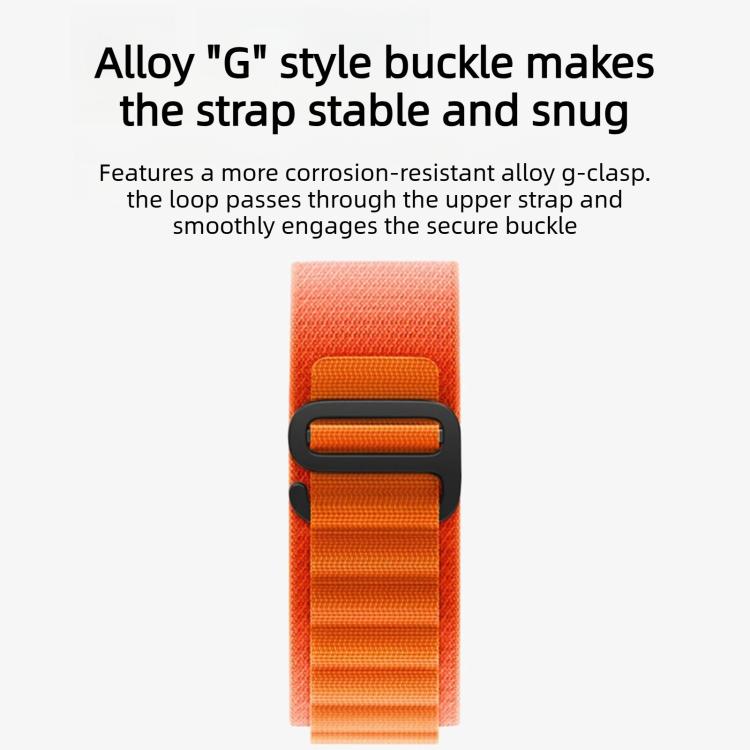 Cinturino per orologio in nylon a due sezioni con fibbia a C, ideale per alta montagna., For Gamin 22mm
