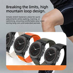 Cinturino per orologio in nylon a due sezioni con fibbia a C, ideale per alta montagna., For Gamin 20mm