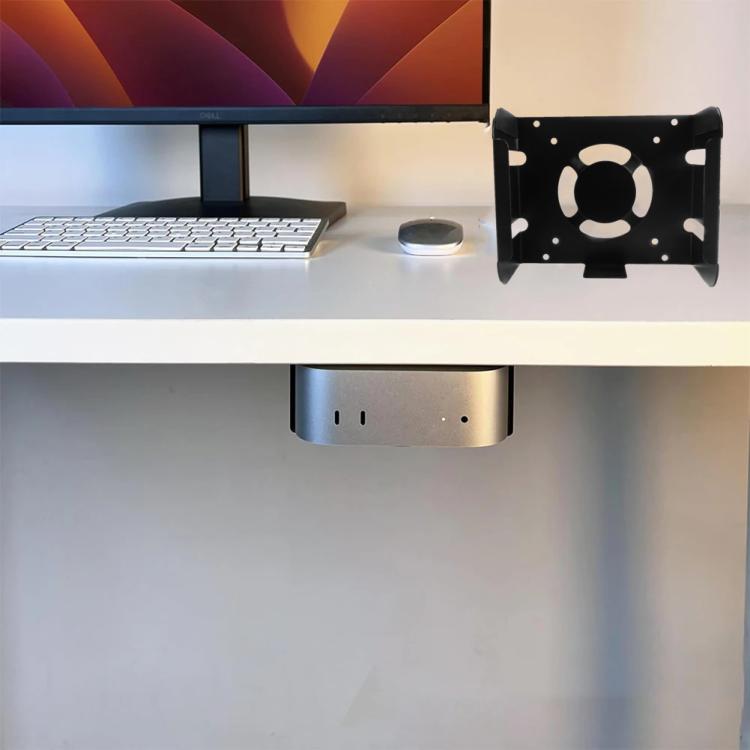 Supporto a parete interamente in metallo per Mac Mini M4/M4 Pro 2024 Smart Host., For Mac Mini M4/M4 Pro 2024