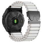 Cinturino per orologio in nylon a coste larghe con fibbia da paracadute, ideale per fuoristrada., For Gamin 26mm, For Gamin 22mm, For Gamin 20mm