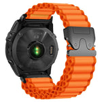 Cinturino per orologio in nylon a coste larghe con fibbia da paracadute, ideale per fuoristrada., For Gamin 26mm, For Gamin 22mm, For Gamin 20mm
