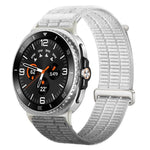 Cinturino per orologio con chiusura in metallo, in nylon traspirante a doppia maglia, effetto nuvola, con passante in nylon., For Samsung Galaxy Watch8 / Watch8 Classic