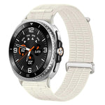 Cinturino per orologio con chiusura in metallo, in nylon traspirante a doppia maglia, effetto nuvola, con passante in nylon., For Samsung Galaxy Watch8 / Watch8 Classic