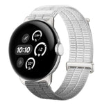 Cinturino per orologio con chiusura in metallo, in nylon traspirante a doppia maglia, effetto nuvola, con passante in nylon., For Google Pixel Watch 4 / 3 45mm, For Google Pixel Watch 4 / 3 / 2 / 1 41mm