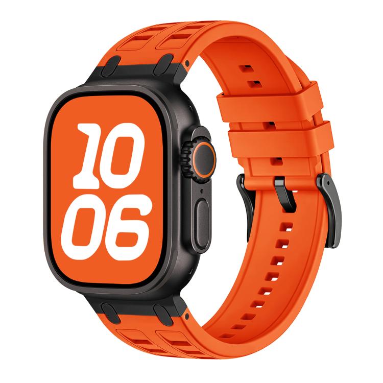 Cinturino per orologio in silicone dai colori vivaci a contrasto, For Apple Watch 46mm / 49mm / 45mm / 44mm