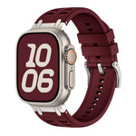 Cinturino per orologio in silicone dai colori vivaci a contrasto, For Apple Watch 46mm / 49mm / 45mm / 44mm