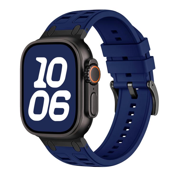 Cinturino per orologio in silicone dai colori vivaci a contrasto, For Apple Watch 46mm / 49mm / 45mm / 44mm