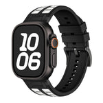 Cinturino per orologio in silicone dai colori vivaci a contrasto, For Apple Watch 42mm / 41mm / 40mm / 38mm