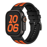 Cinturino per orologio in silicone dai colori vivaci a contrasto, For Apple Watch 42mm / 41mm / 40mm / 38mm