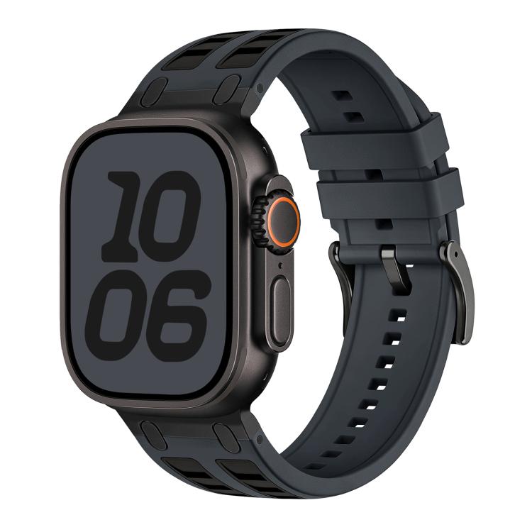 Cinturino per orologio in silicone dai colori vivaci a contrasto, For Apple Watch 42mm / 41mm / 40mm / 38mm