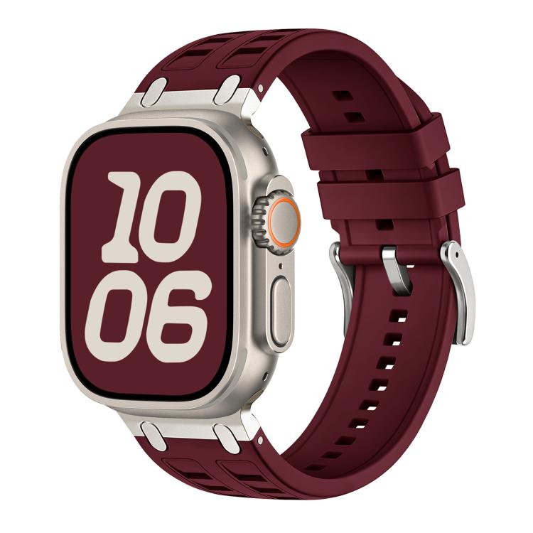 Cinturino per orologio in silicone dai colori vivaci a contrasto, For Apple Watch 42mm / 41mm / 40mm / 38mm