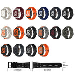 Cinturino per orologio in silicone dai colori vivaci a contrasto, For Apple Watch 46mm / 49mm / 45mm / 44mm