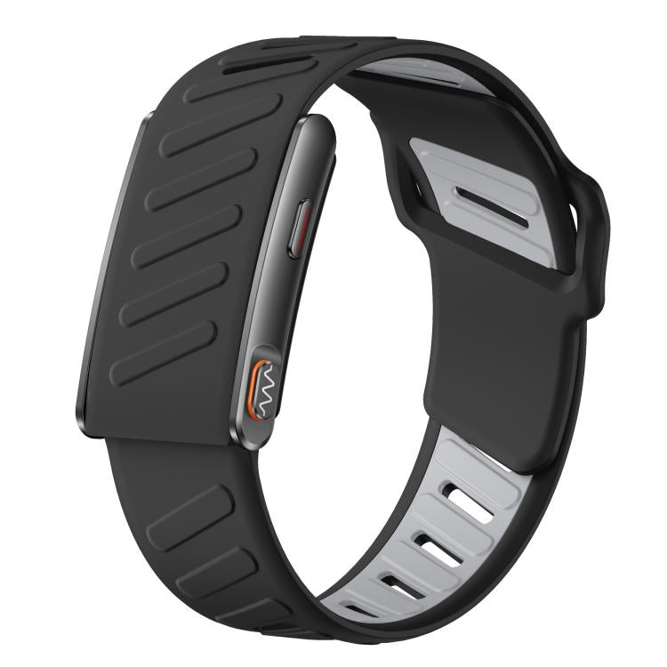 Braccialetto intelligente KR96 Pro senza schermo con cinturino in silicone, supporto per il monitoraggio della salute e diverse modalità sportive.