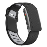 Braccialetto intelligente KR96 Pro senza schermo con cinturino in silicone, supporto per il monitoraggio della salute e diverse modalità sportive.