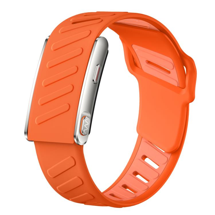 Braccialetto intelligente KR96 Pro senza schermo con cinturino in silicone, supporto per il monitoraggio della salute e diverse modalità sportive.
