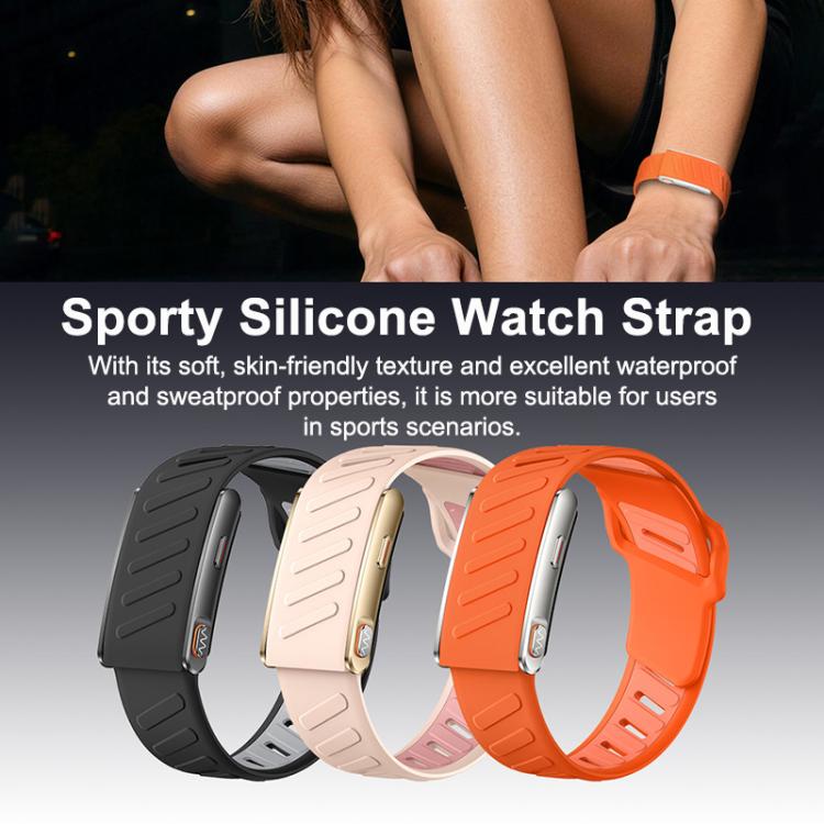 Braccialetto intelligente KR96 Pro senza schermo con cinturino in silicone, supporto per il monitoraggio della salute e diverse modalità sportive.