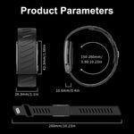 Braccialetto intelligente KR96 Pro senza schermo con cinturino in silicone, supporto per il monitoraggio della salute e diverse modalità sportive.