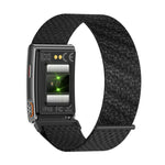 Braccialetto intelligente KR96 Pro senza schermo con cinturino in nylon, supporto per il monitoraggio della salute e diverse modalità sportive.