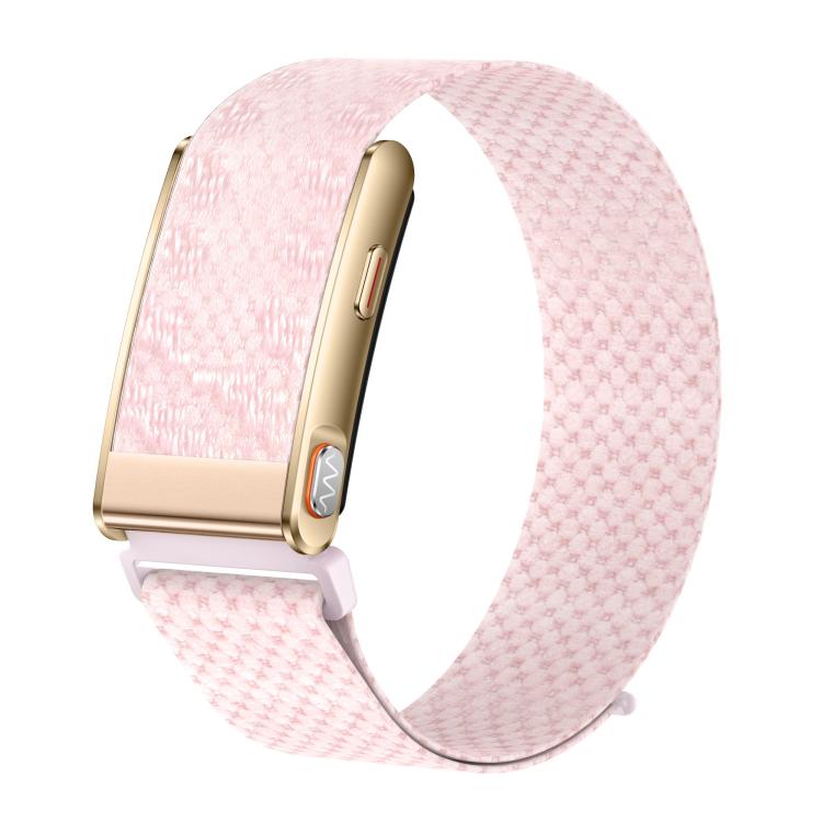 Braccialetto intelligente KR96 Pro senza schermo con cinturino in nylon, supporto per il monitoraggio della salute e diverse modalità sportive.