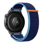 Cinturino per orologio con chiusura a strappo in nylon a sgancio rapido tramite pulsante., 22mm