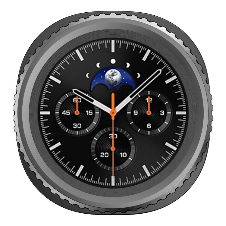 Custodia protettiva per orologio in PC con cornice metallica girevole., For Samsung Galaxy Watch8 Classic 46mm