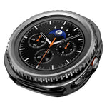 Custodia protettiva per orologio in PC con cornice metallica girevole., For Samsung Galaxy Watch8 Classic 46mm