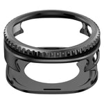 Custodia protettiva per orologio in PC con cornice metallica girevole., For Samsung Galaxy Watch8 Classic 46mm